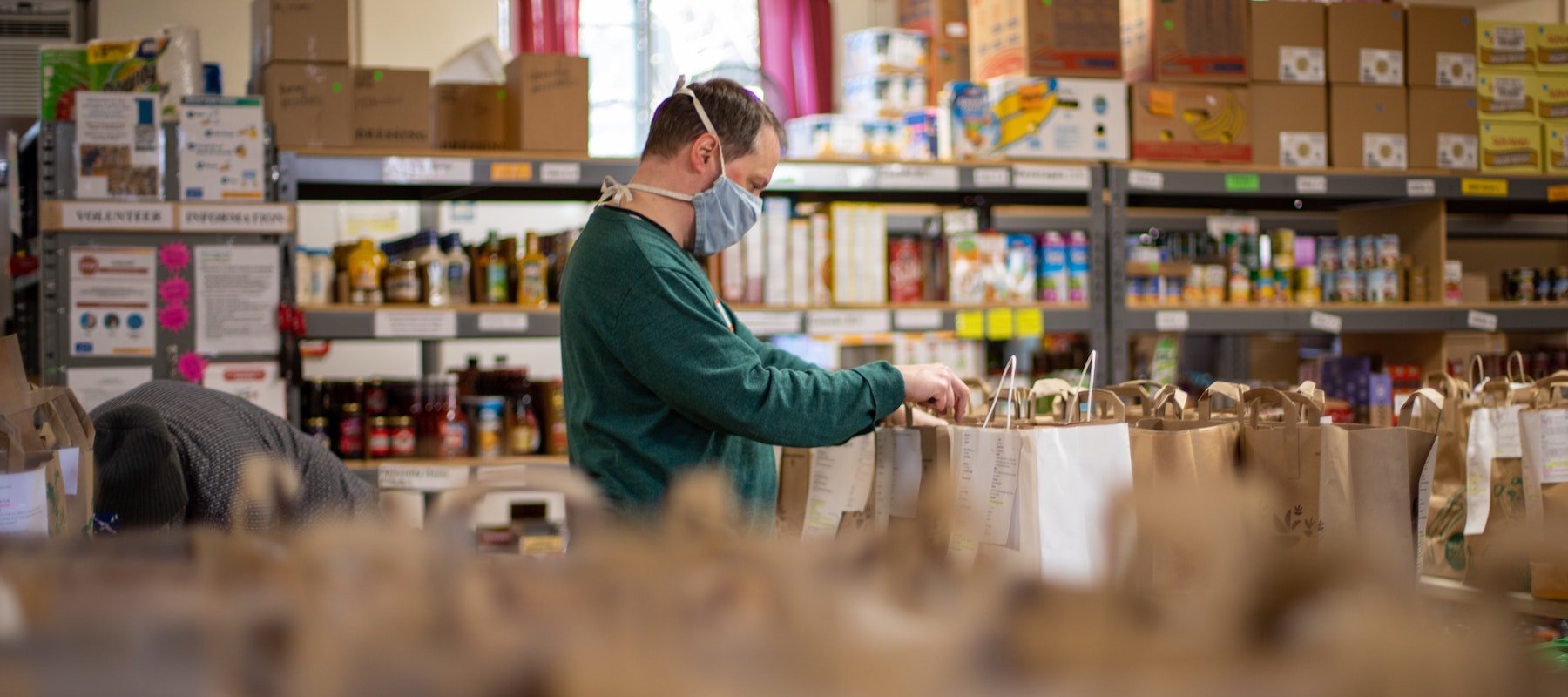 Heroic fundraising blog featured image food bank