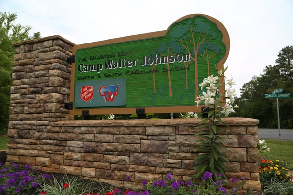 Camp Walter Johnson Sign