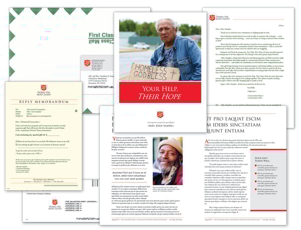 TrueSense Marketing The Salvation Army Mid Level Donor Prospectus