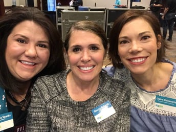 Lindsay Sparks Stacey Schwab and Claire Waiksnoris at TSA Conference 2016