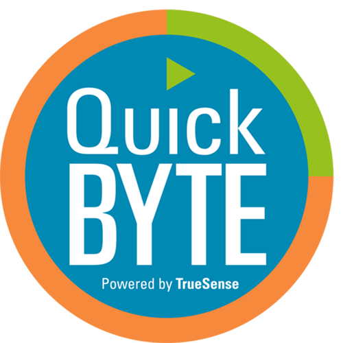 Quick Byte logo Fundraising Webinars powered by TrueSense Marketing